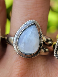 Moonstone rings