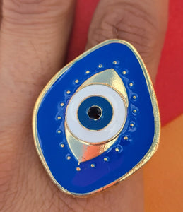 Evil eye rings