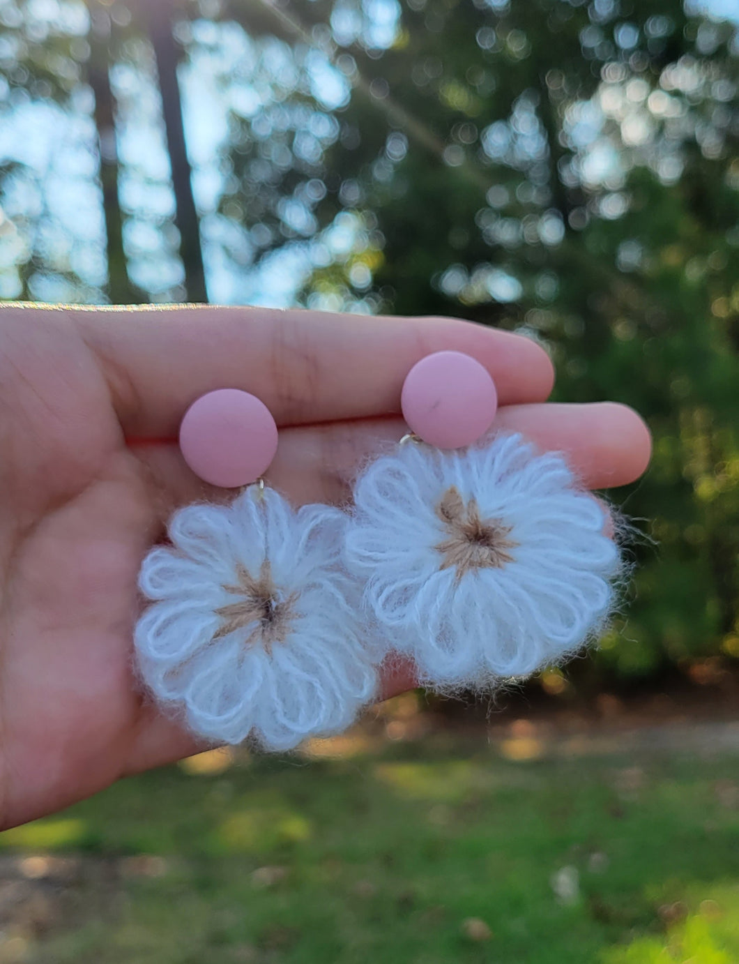 Flower earrings