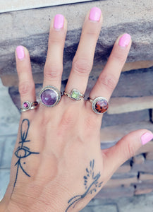 Tourmaline rings