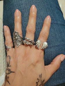 Angel wing ring