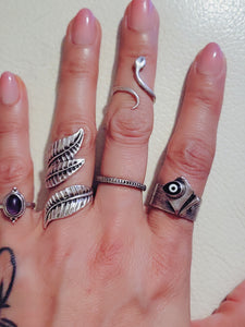 Evil eye rings