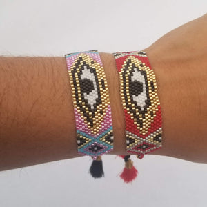 Eye tribe miyuki bracelets