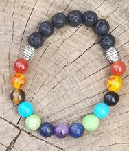 Load image into Gallery viewer, Chakra stone bracelet
