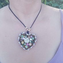 Load image into Gallery viewer, Heart adjustable necklace
