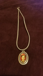 Frida leather necklace