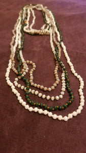 Small Bead crystal necklaces