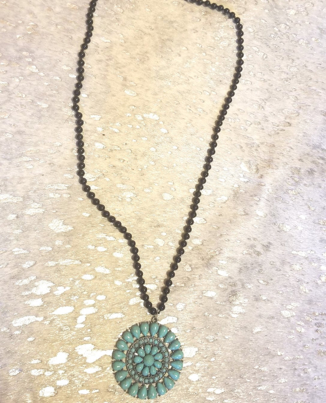 Mandala boho necklace