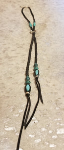 Maritza braided leather necklace