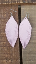 Load image into Gallery viewer, Boho medium leather earrings
