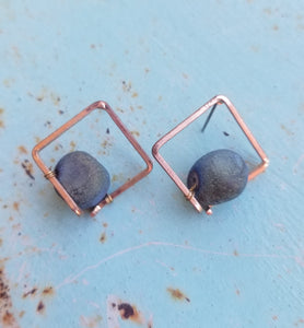 Diamond pyrite studs