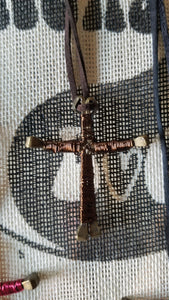 Wire wrapped cross