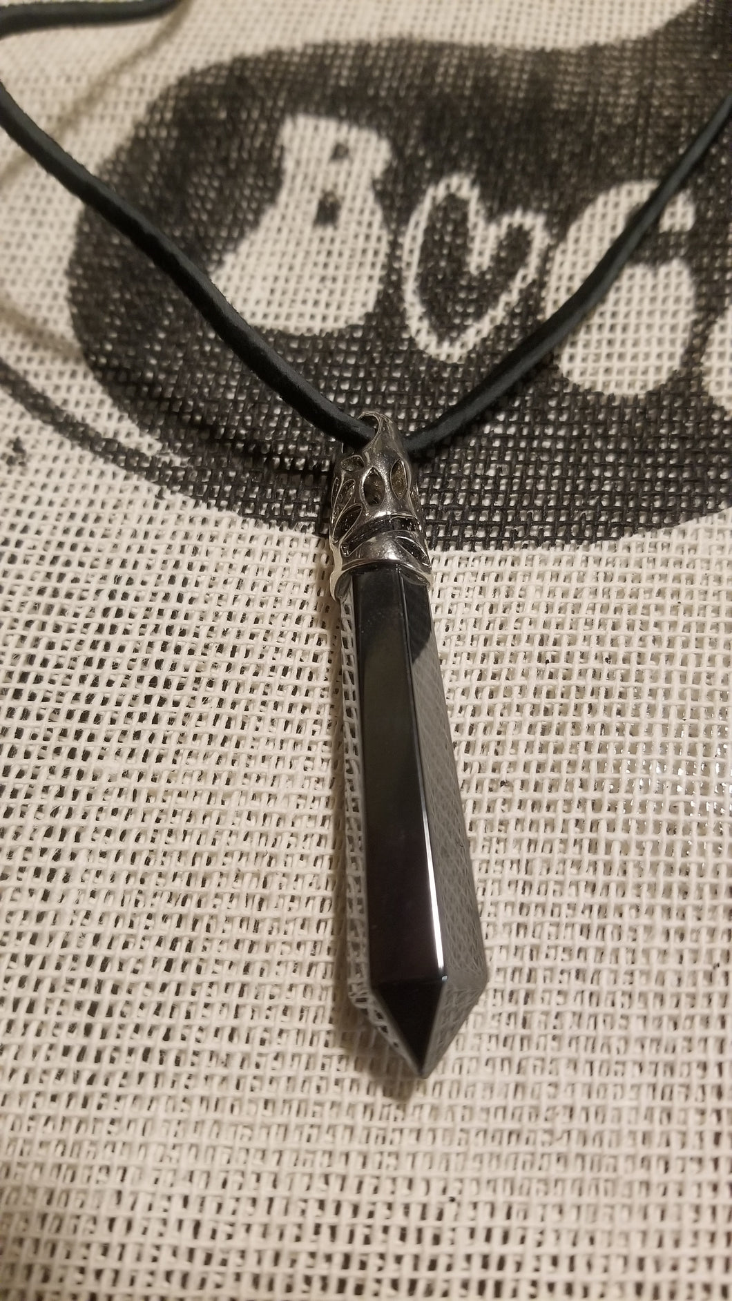 Prism quartz necklace