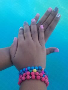 Lava colorful bracelets