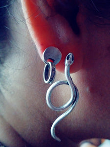 Snake earrings