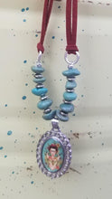 Load image into Gallery viewer, Turquoise Frida necklace
