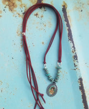 Load image into Gallery viewer, Turquoise Frida necklace
