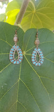 Load image into Gallery viewer, Turquoise boho earrings
