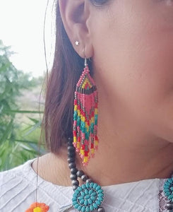 Tribal ethnic earrings