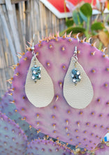 Load image into Gallery viewer, Drop leather earrings
