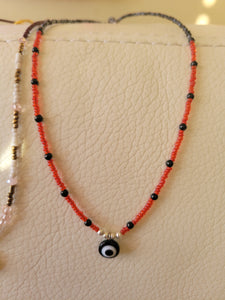 Evil eye necklace