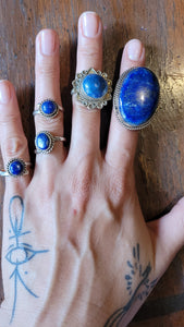 Lapis lazuli rings