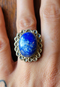 Lapis lazuli rings