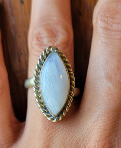 Moonstone rings