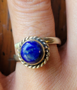 Lapis lazuli rings