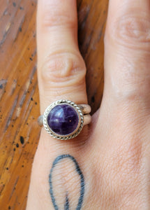 Amethyst rings