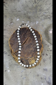 Howlite necklace