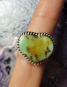 Chrysoprase ring