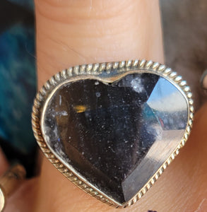 Obsidian ring