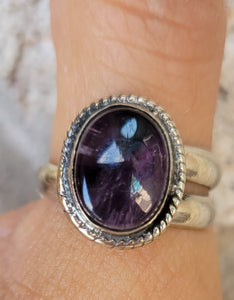 Amethyst rings