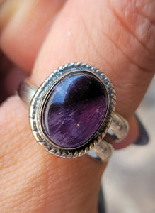 Amethyst rings