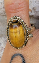 Load image into Gallery viewer, Tiger&#39;s eye rings
