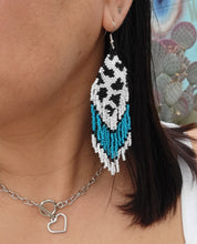 Load image into Gallery viewer, Bohemian cow earrings
