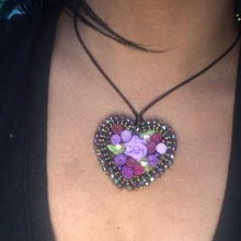 Load image into Gallery viewer, Heart adjustable necklace
