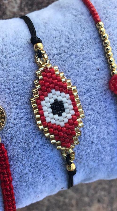 Red evil eye