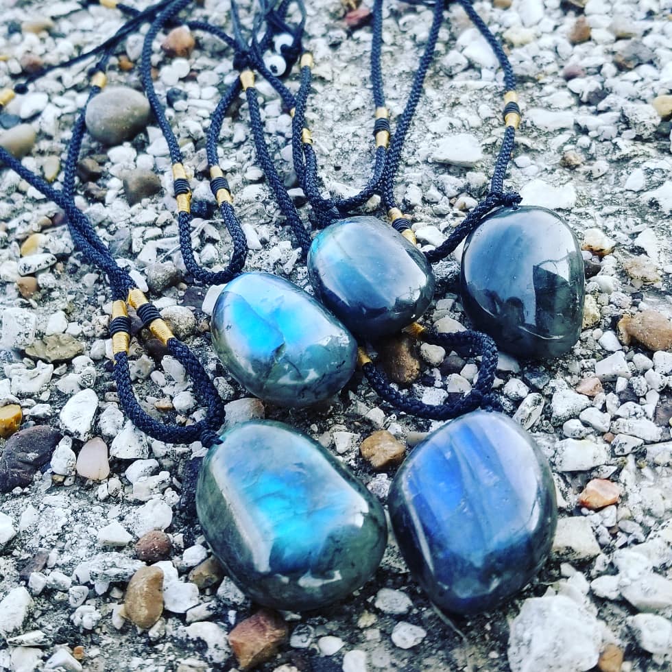 Labradorite necklaces