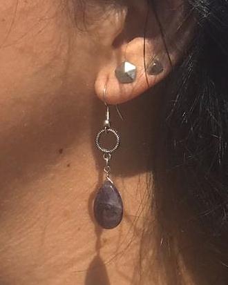 Amethyst earrings