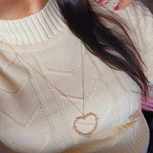 Gold Tone Heart pendant