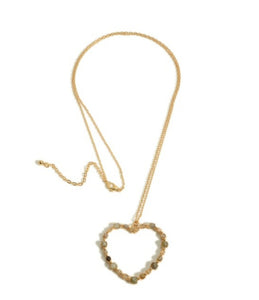 Gold Tone Heart pendant