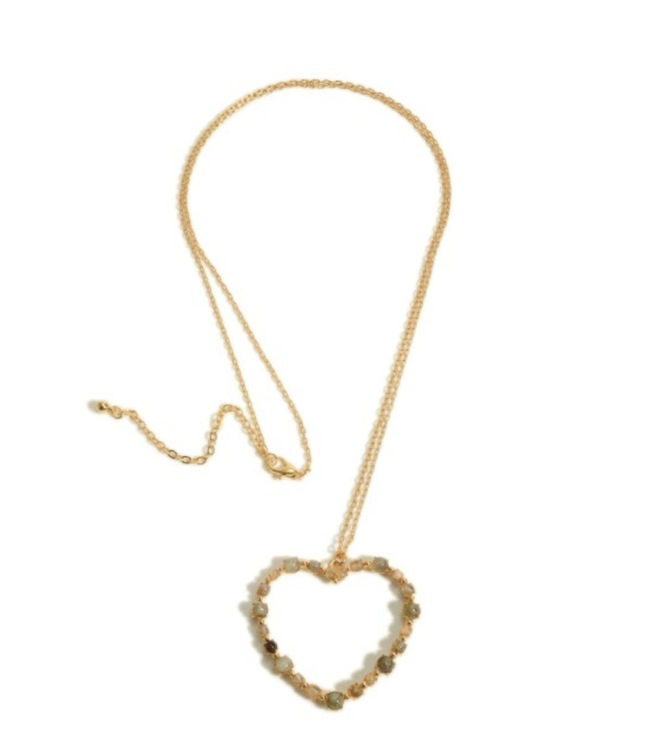 Gold Tone Heart pendant