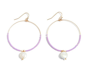 Pearl earrings