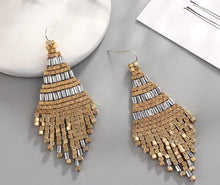 Load image into Gallery viewer, Metallic bohemian earrings
