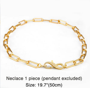 Thick chain necklace