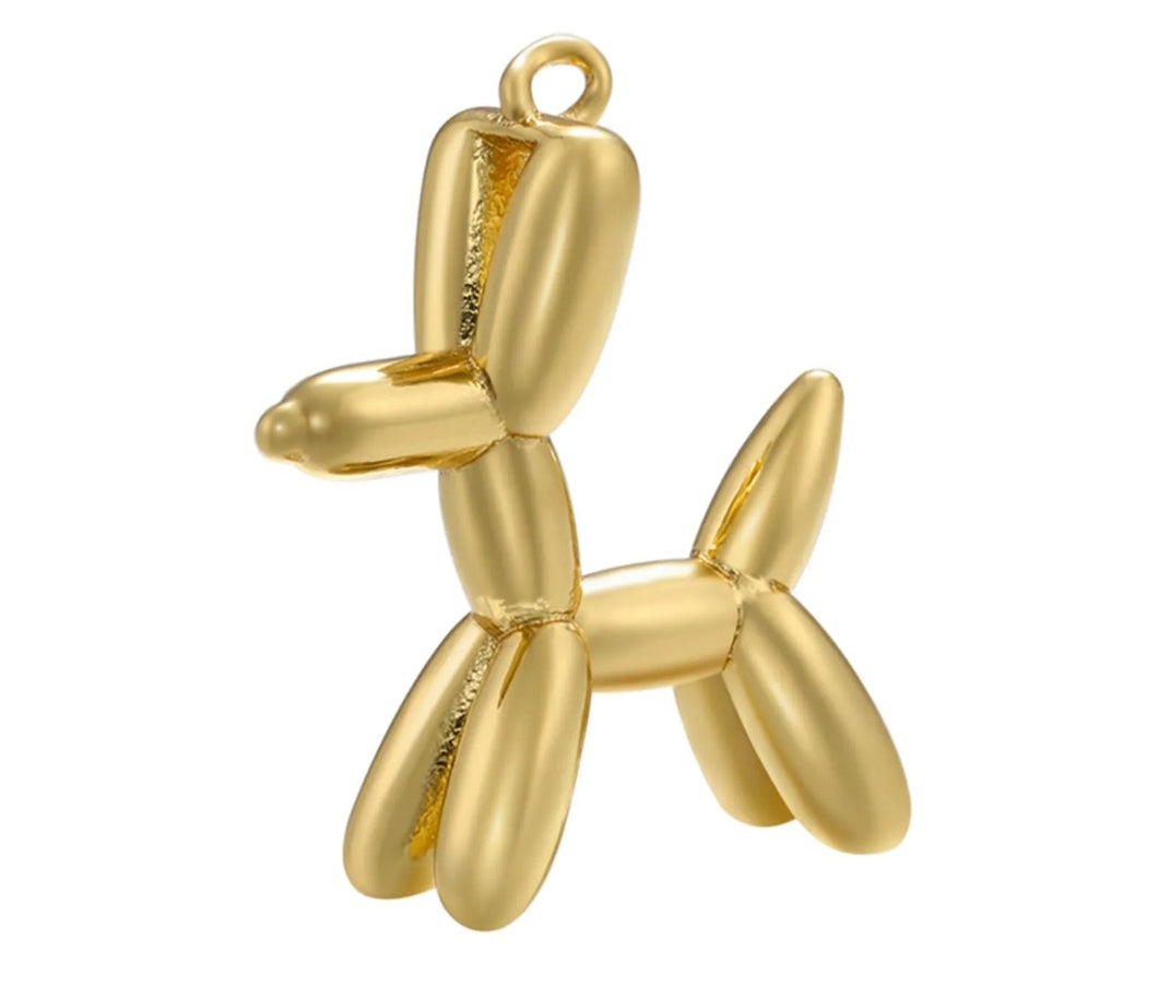 Puppy ballon charm