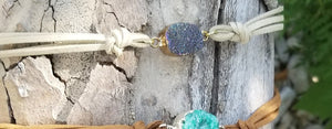 Druzy stone necklaces